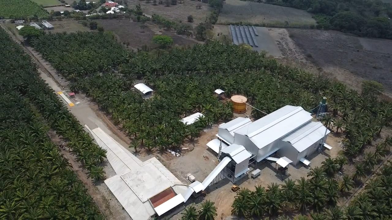 Vista aérea de la planta